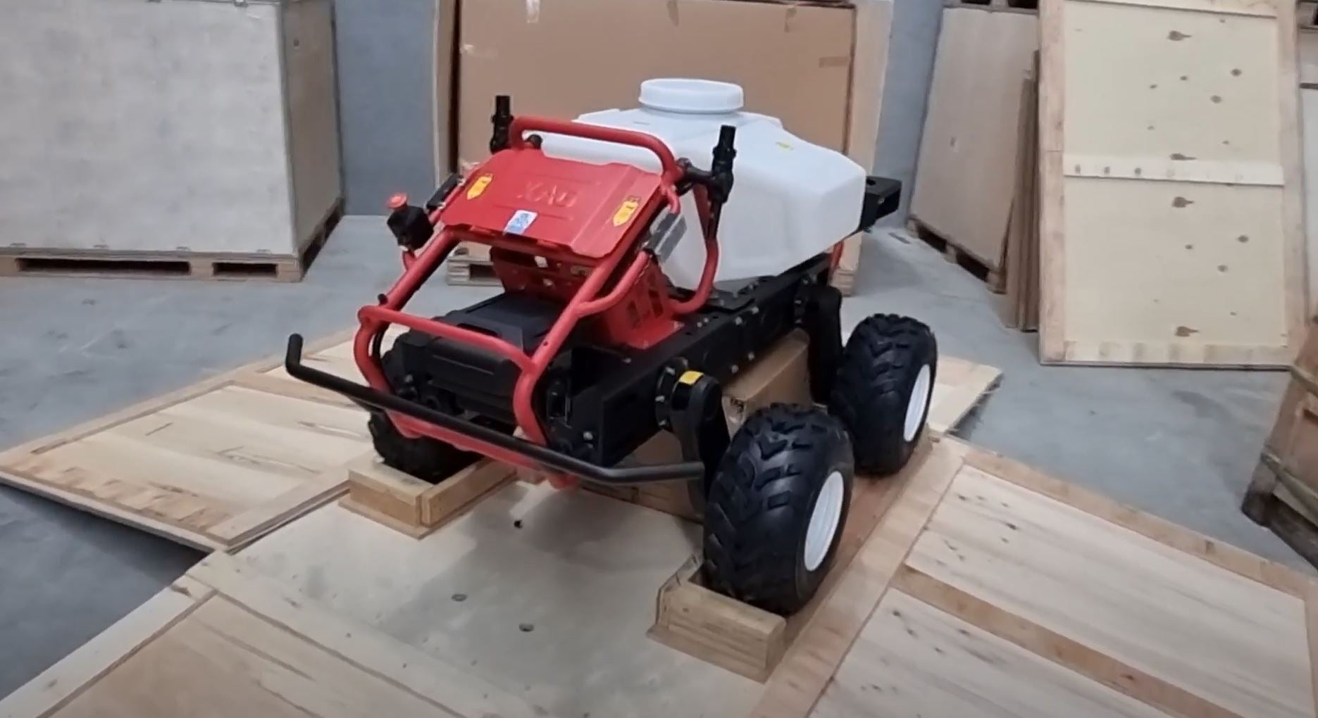 Exclusive Unboxing of the XAG R150 Unmanned Ground Vehicle